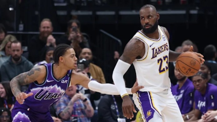 LeBron James, Lakers, Jazz, NBA
