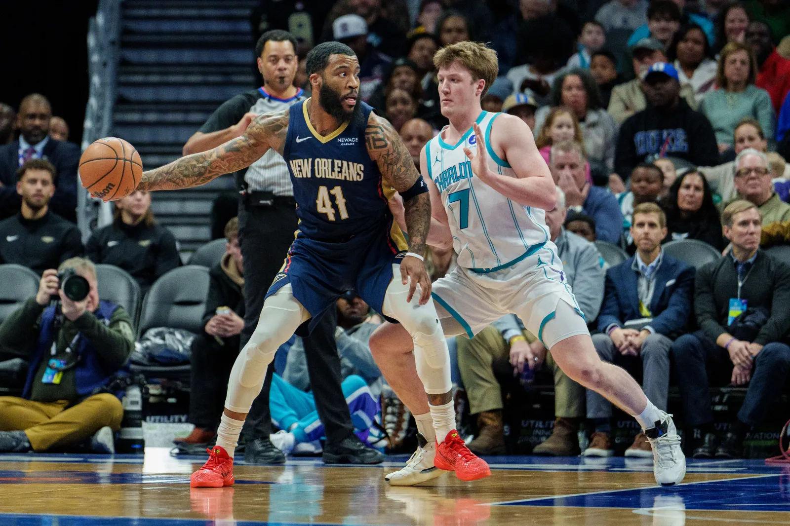 Pelicans forward Saddiq Bey