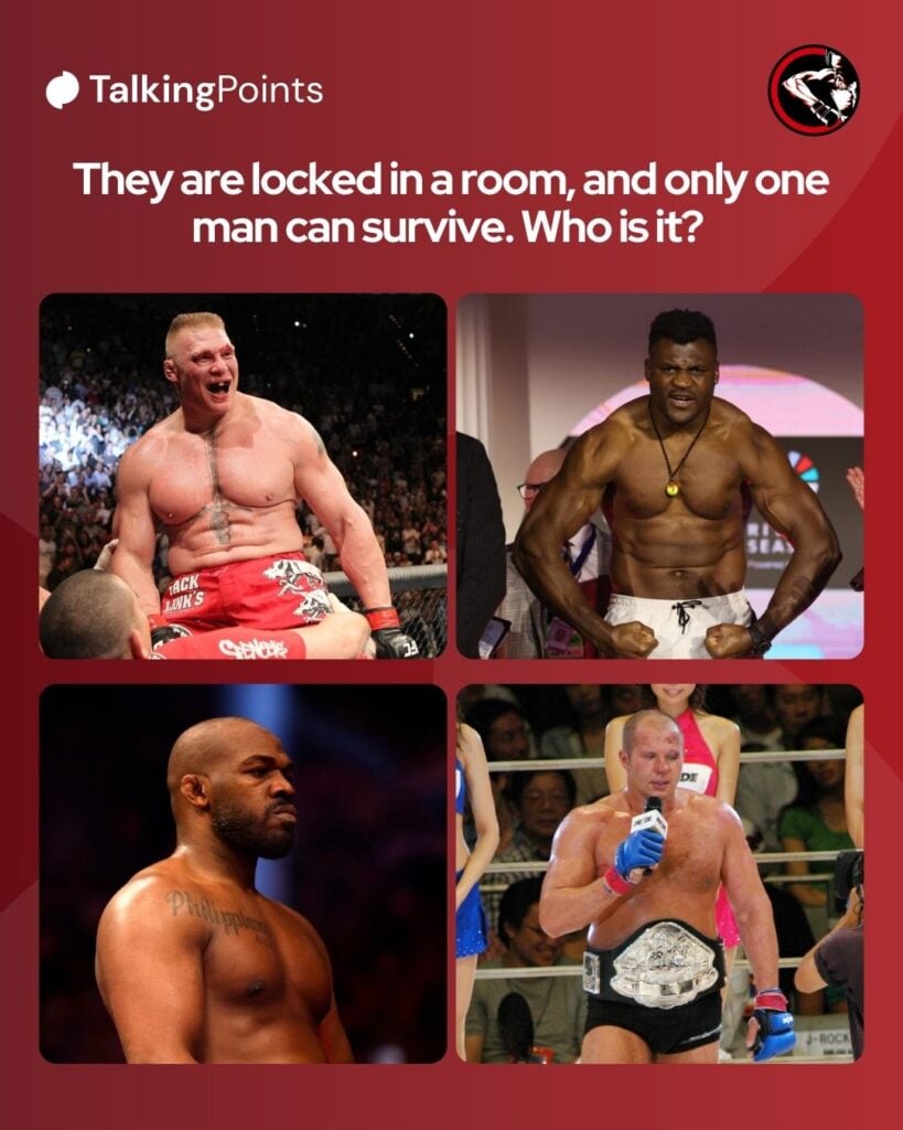 Una división a cuatro bandas entre Brock Lesnar, Francis Ngannou, Jon Jones y Fedor Emelianenko