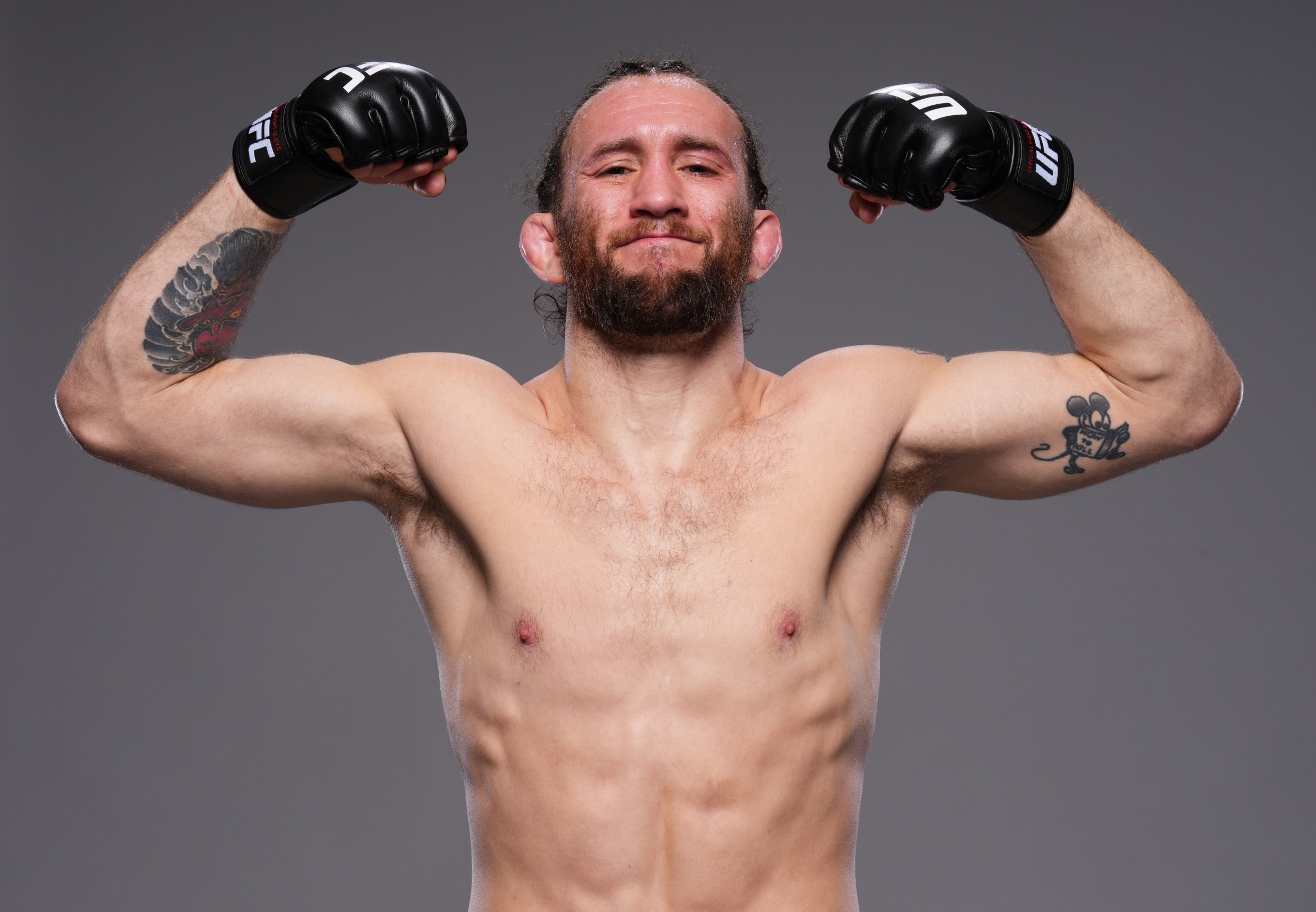 LAS VEGAS, NEVADA – 27 DE ABRIL: Victor Henry posa para un retrato después de su victoria durante el evento UFC Fight Night en UFC APEX el 27 de abril de 2024 en Las Vegas, Nevada. (Foto de Mike Roach/Zuffa LLC vía Getty Images)