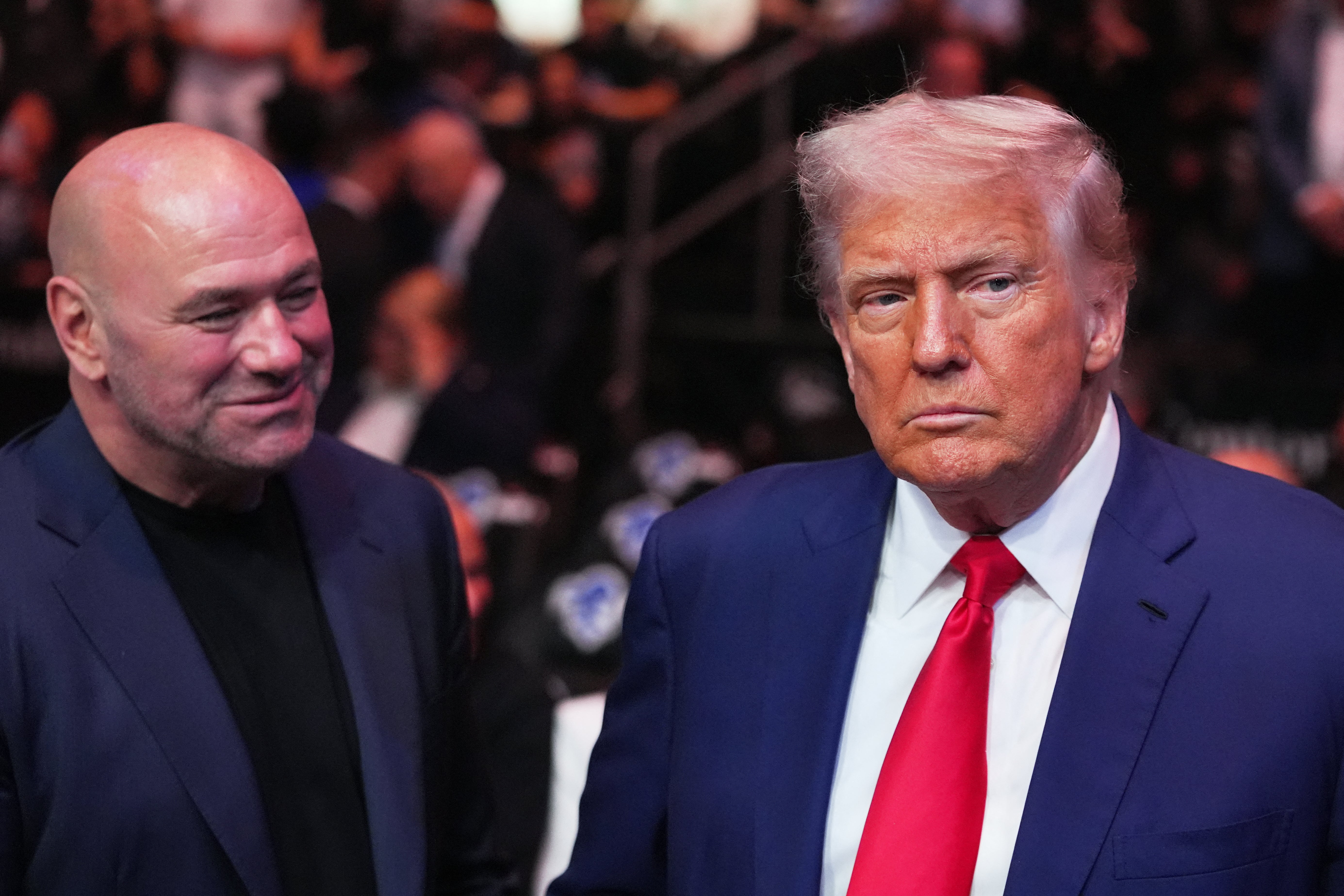 El director ejecutivo de UFC, Dana White, visto en UFC 316 en junio de 2025, y el presidente Donald Trump son amigos desde hace mucho tiempo.