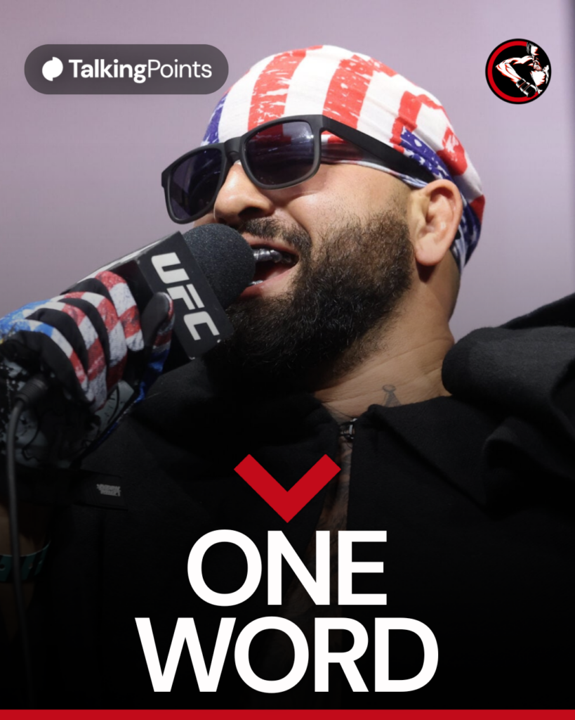 Josh Hokit pronunció otro polémico discurso en la conferencia de prensa de UFC 327