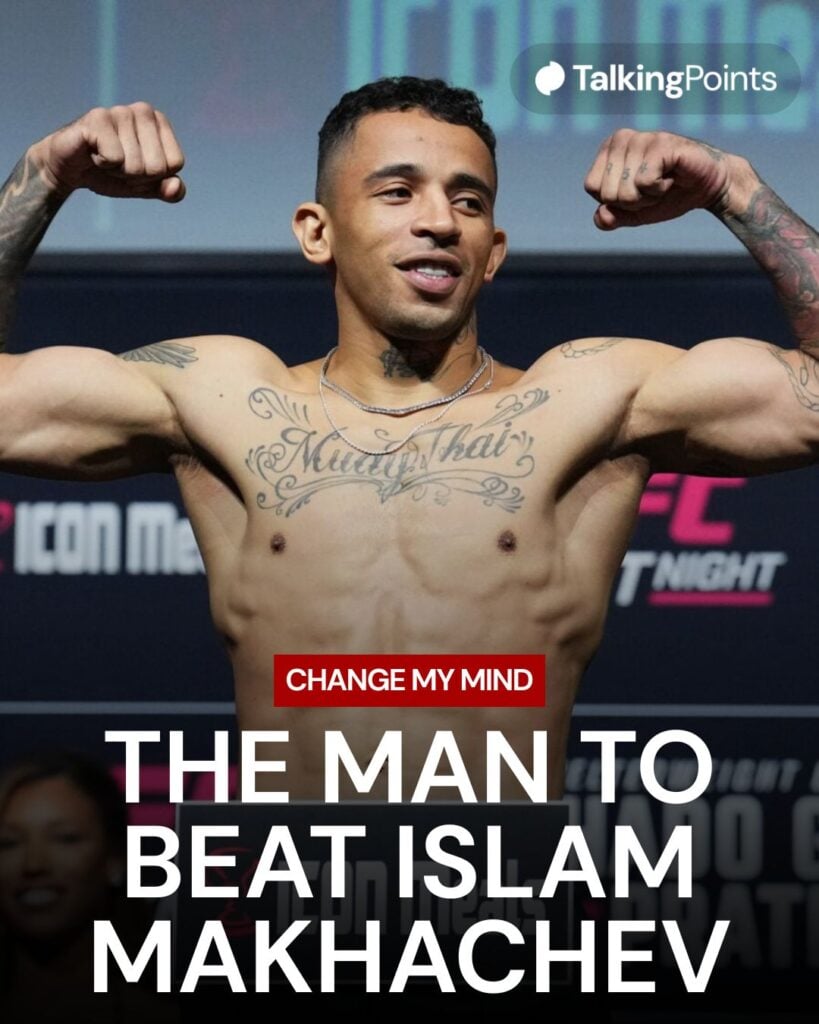 Carlos Prates subió al escenario en el pesaje de UFC Kansas City