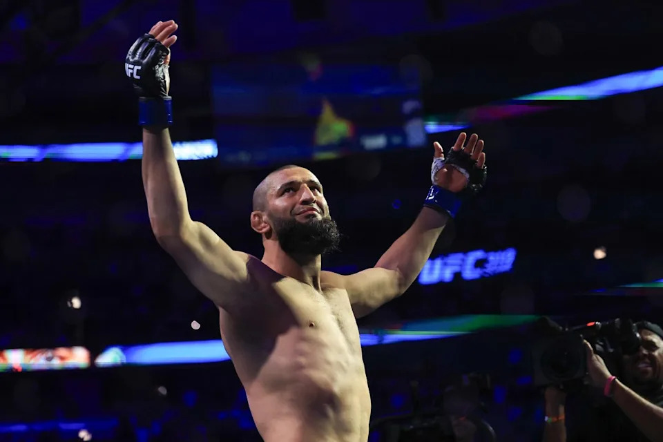 Campeón de peso mediano de UFC Khamzat Chimaev (Getty)