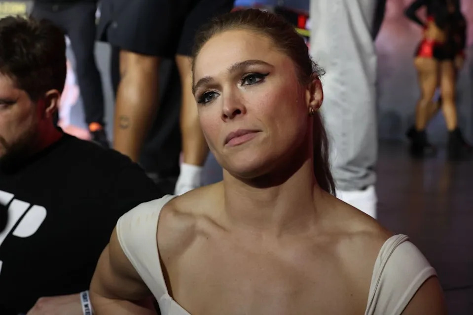 Ronda Rousey en la rueda de prensa de Most Valuable Promotions. Kyle Stevens/Shutterstock